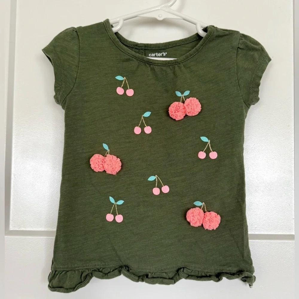 Carter’s Toddler Cherry Top – Size 2T